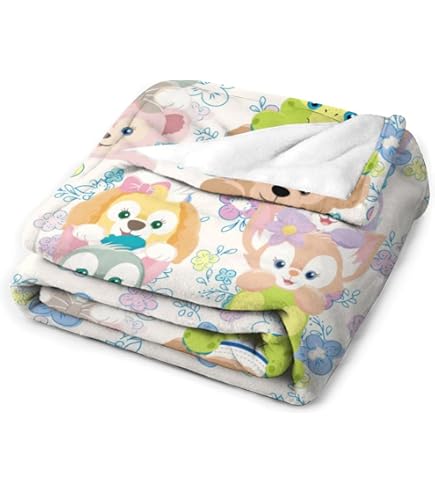 Amazon｜ダッフィー フレンズ リーナベル 毛布 ブランケット 冬